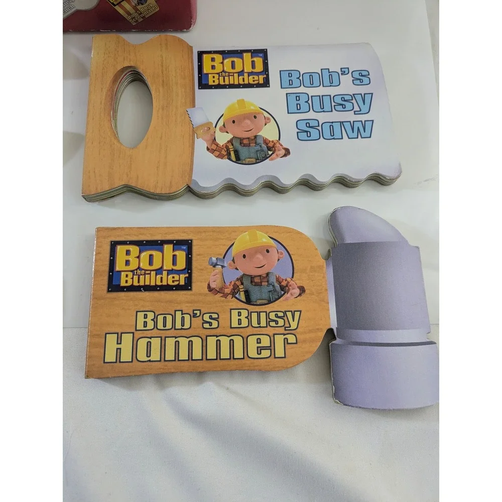 Bob the‎ Builder Bob's Busy Toolbox 4 Shaped Board Book Set with Carrying Case